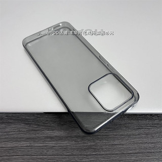 Ốp Điện Thoại Xiaomi 14 13Pro Ốp Bảo Vệ Trong Suốt Màu Đen Trong Suốt Mi 13 Lỗ Lớn Cạnh Tròn Siêu Mỏng Vỏ Mềm Chống Sốc Phong Cách Mới Điểm