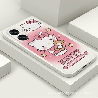 Ốp lưng OPPO A58 4G F11 PRO F5 F7 F9 F1S R15 PRO FIND X3 PRO MF037A hello kitty Silicon mềm chống rơi Vỏ điện thoại LSAQ