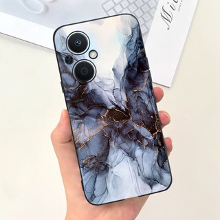 Oppo Reno7 Z 5G / Reno8 Z 5G Vỏ Điện Thoại Họa Tiết Bướm Hoa Đẹp Reno 7Z 8Z 5G CPH2343 Ốp Silicon Mềm Màu Kẹo