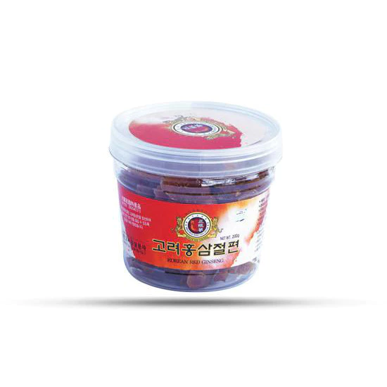 Nhân Sâm Lát Tẩm Mật Ong Hàn Quốc, Hộp Nhựa 200g, Thơm Ngon Bổ Dưỡng - hoanggam1234