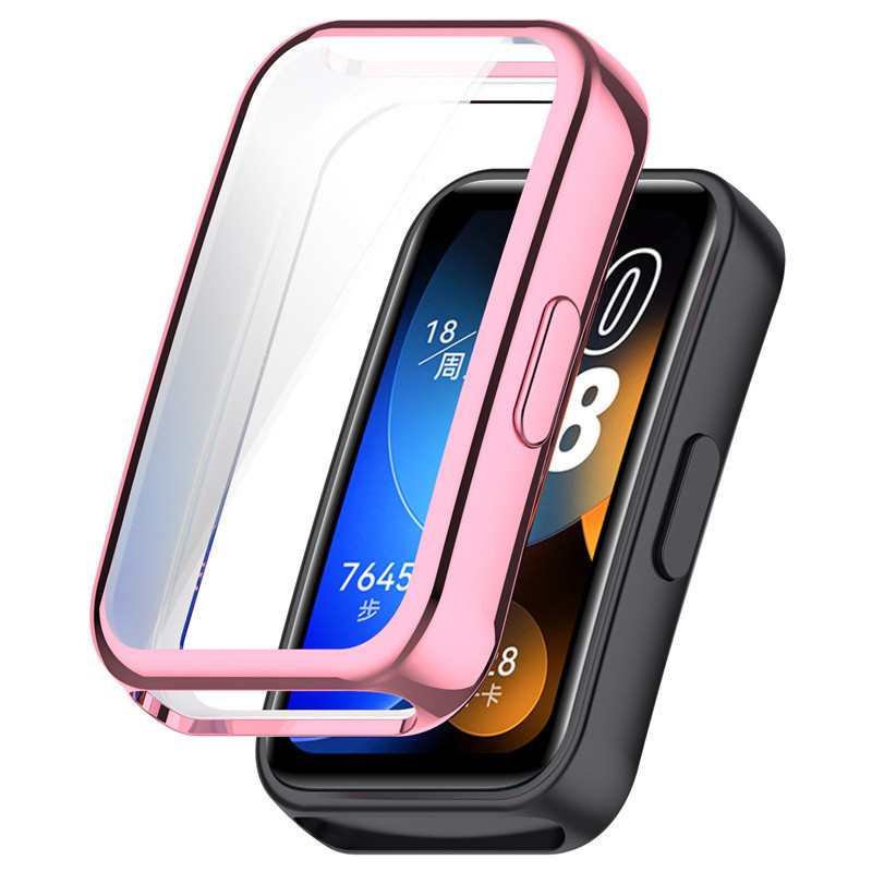 Dành Cho Huawei band 10 8 9 Vỏ Bảo Vệ Trong Suốt Silicon tpu Mềm Bao Phụ Kiện Vỏ Bảo Vệ Toàn Diện Huawei band8 band9 Vỏ