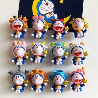 Ding Dong Doremon Nobita Fat Tiger Shizuka Xiaofu Miếng Dán Tủ Lạnh Stereo 3d Từ Tin Nhắn Nam Châm