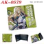 HT3 Honkai Star Rail Hoạt Hình Anime PU Ví Ngắn Sinh Viên Ví Đựng Tiền Xu In Đa Năng Khe Cắm Thẻ