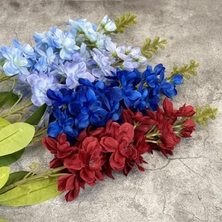 YSANH Nhân Tạo Hyacinth, Hoa Cô Dâu 85CM Hoa Tím Giả, Trang Trí Nhân Tạo Lụa DIY Trang Trí Hoa Nhân Tạo Cho Gia Đình Trang Trí Đám Cưới