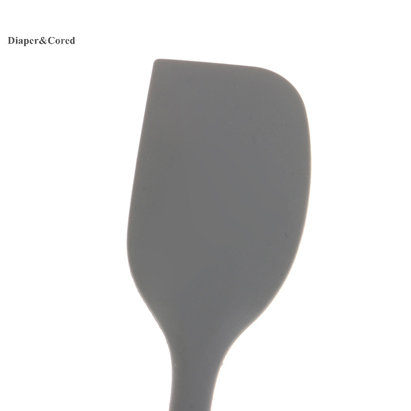 Diaper & CORED 1 Thìa Silicon Cấp Thực Phẩm Cho Dụng Cụ Cạo Nướng Bánh Không Chịu Nhiệt Nấu Thìa Liền Mạch Máy Rửa Bát An Toàn YTH