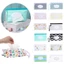 Túi đựng mỹ phẩm BORAGETE, Phụ kiện xe đẩy lật Túi khăn lau ướt, Hộp đựng khăn giấy di động có dây đeo thời trang