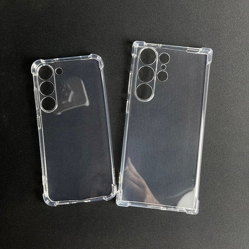 Ốp lưng Samsung S23 FE / S23 Plus /Ultra 5G nhựa silicon trong suốt dẻo cao cấp chống sốc bảo vệ cam