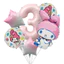 ST2 Sanrio Chủ Đề Trang Trí Kỷ Niệm Đảng Kuromi Giai Điệu Bóng Bộ Cảnh Sắp Xếp Trang Trí Tiệc Tiếp Liệu TS2