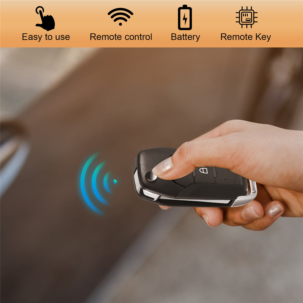 Chìa khóa điều khiển từ xa thông minh trên ô tô 2 nút 433Mhz Phù hợp cho Ranger 2015 2016 2017 2018 Id49 Pcf7945P Eb3T-15K601-