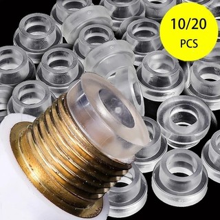 CLEARLINE 10 / 20 CÁI Miếng đệm niêm phong ống kim loại, Miếng đệm vòi chống rò rỉ bằng silicon và cao su, Vật tư phần cứng máy giặt Phích cắm van nước chống rách