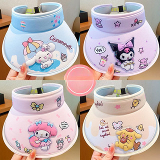 Mũ chống nắng hoạt hình Sanrio Kuromi 2024 cho trẻ em - Chống tia cực tím
