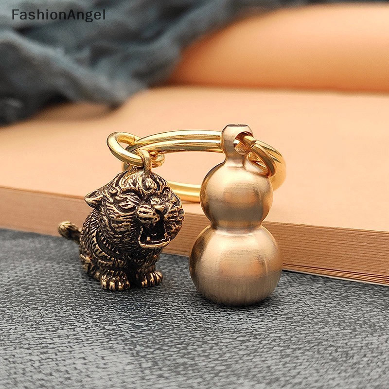 Fashionangel Kim Loại Đồng Hổ Móc Chìa Khóa DIY Treo Phụ Kiện Trang Sức Động Vật Các Bức Tượng Nhỏ TH