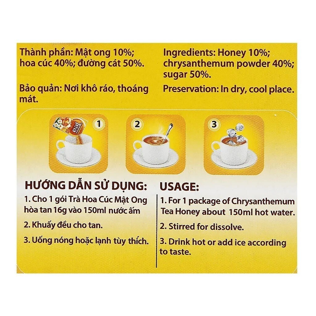 Trà hoa cúc mật ong Thanh Bình hộp 288g