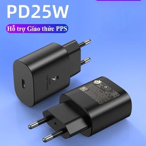 Bộ củ sạc nhanh Samsung cổng Type C công suất 25W, sạc được cho các dòng điện thoại, máy tính bảng Samsung