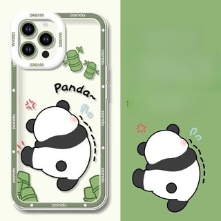 Ốp Điện Thoại Cho iPhone 13 12 11 Pro Max Mini 6 6S 7 8 Plus X XS cover Gấu Trúc Mềm Chống Sốc Thời Trang Trong Suốt Hoạt Hình Silicon Dễ Thương