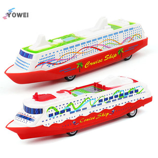 YOWEI 1 Bộ Sưu Tập Mô Hình Thuyền Du Lịch Kéo Lại Trượt Tàu Hơi Nước Trượt Quà Tặng Cho Trẻ Em Trò Chơi Trẻ Em Mới Lạ Gag Đồ Chơi VN