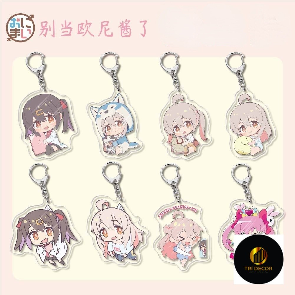 Onimai: I 'M Now Your Sister Móc Chìa Khóa Bằng Acrylic Họa Tiết Hoạt Hình Mahiro Kaede
