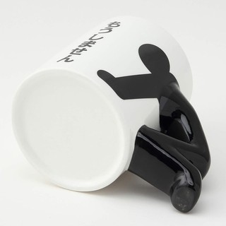 Sun Art "No More" Apology Mug, 270ml, White. Funny tableware, great for gifts. SAN2327.