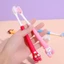 FAVORITEGOODS Bàn chải đánh răng Capybara, Bàn chải đánh răng hoạt hình PET thủ công, Bàn chải đánh răng Anime silicon mềm thời trang