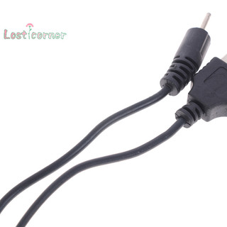 [Lostcorner] Bộ chuyển đổi phích cắm 2.0mm Dây cáp sạc USB cho điện thoại Pin nhỏ CA-100C [Mới]