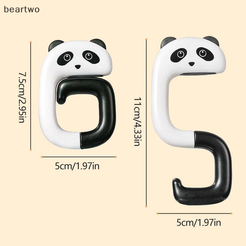 < Beartwo > Du Lịch Túi Nhựa Di Động Dễ Thương Móc Treo Trang Trí Bàn Ví Túi Móc Treo Tường Giá Đỡ Túi Xách Móc Treo Đẹp
