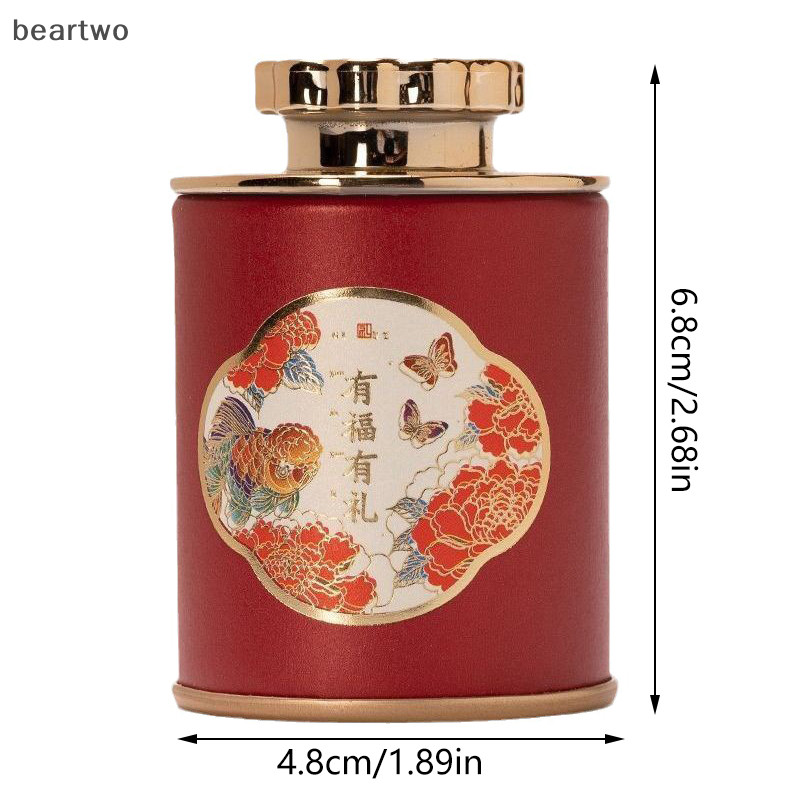 < Beartwo > Trà Đen Mini Trà Xanh Kín Hơi Mùi Cà Phê Caddy Tổ Chức Du Lịch Hộp Đựng Di Động Cói Hộp Đựng Bình Trà Đẹp