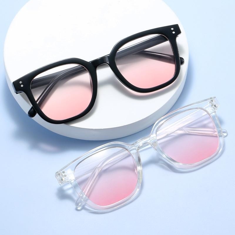 Kính mát 2 chấm nam nữ tạo hiệu ứng má hồng dễ thương, Kính râm chống tia UV hàn quốc Styley K004
