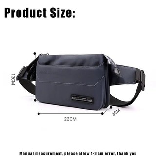 Yoreai Bán Chạy Nam Fanny Pack Nữ Thể Thao Mới Thời Trang Chống Thấm Nước Ngực Gói Unisex Eo Túi Đa Năng Lưu Trữ 4 Túi