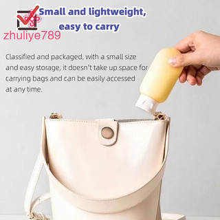< zhuliye789 > 1 / 3 Bộ Chai Du Lịch Có Thể Đổ Lại Dầu Gội Sữa Tắm Ống Gel Mỹ Phẩm Trống Hộp Đựng Chất Lỏng Di Động Dụng Cụ Đổ Lại