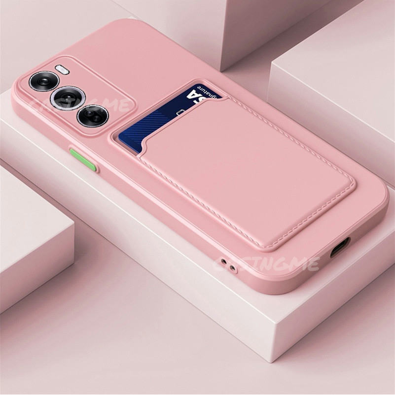 Oppo Reno12 12Pro 5G 2024 Vỏ Thẻ Kẹo Cho Oppo Reno 12 Reno12 OppoReno12 Pro 12Pro 5G 4G 2024 Camera Bảo Vệ Khe Cắm Ví Silicon Mềm Ốp lưng