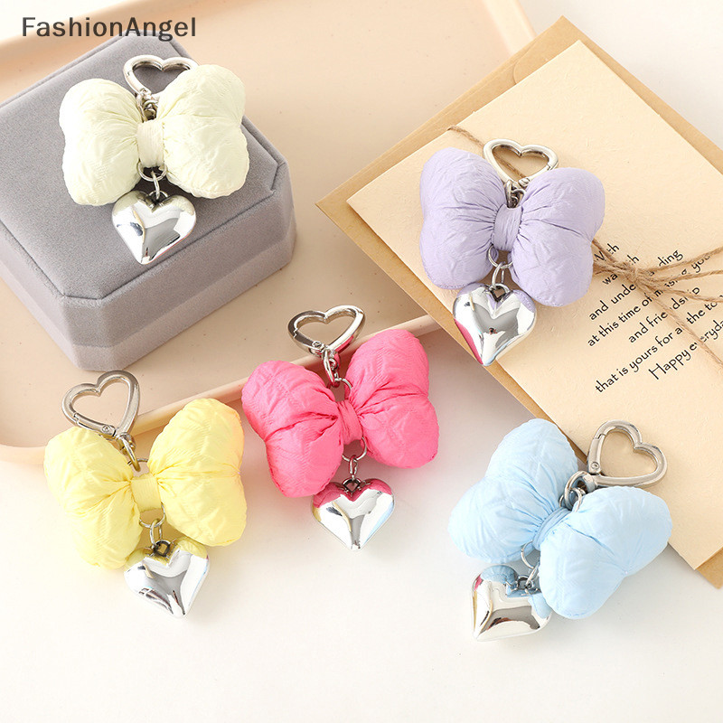 FashionAngel Thời Trang 3D Nơ Móc Khóa Bông Ngọt Ngào Đầy Nơ Móc Khóa Cho Bé Gái Ba Lô Mặt Dây Chuyền Trang Trí Quà Tặng TH