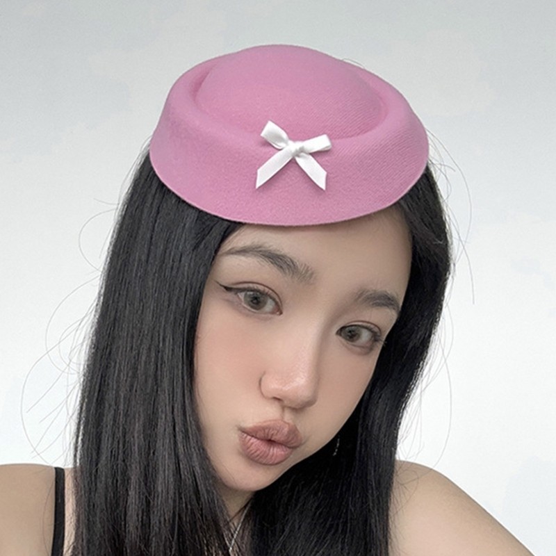 Jenniferab Nghệ Thuật Thanh Niên Mũ Học Viện Đồng Nhất Mũ Cưới Mềm Mại Và Thoải Mái Nhà Thờ Đảng Nón Nơ Trang Trí