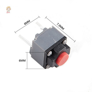 TWE 10 Cái Nút Tắt Tiếng Kailh 6 * 6 * 7.3 Nút Chuột Không Dây Im Lặng Micro VN