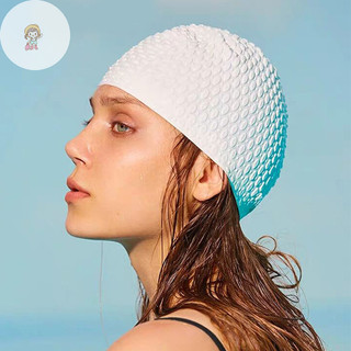 TWE Silicone Giọt Nước Bơi Người Lớn Phóng To Bong Bóng Bơi Siêu Co Giãn Chống Thấm Nước Bảo Vệ Tai VN