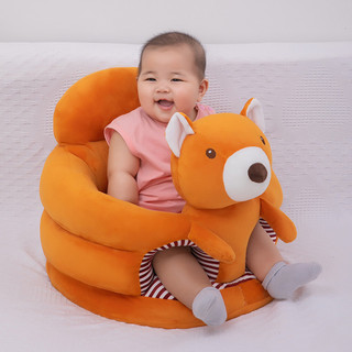Ghế Tập Ngồi Cho Bé An Toàn, Tựa Lưng Chống Rơi, Chất Liệu Bông PP Mềm Mại, Dành Cho Trẻ Sơ Sinh 0-3 Tuổi