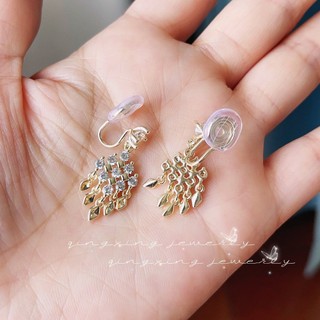 Châu Âu Mỹ ins Phong Cách Mới Mô Phỏng Ruby Zircon Tua Rua Bông Tai Nữ