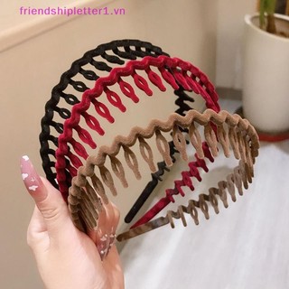 {Fh Fashion} Vòng buộc tóc chống trượt hình sóng thời trang phù hợp với dây buộc tóc nhung dành cho nữ Phụ kiện tóc bé gái Mũ nón.