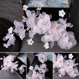 Cô Dâu Tạo Kiểu Tóc Hoa Kẹp Tóc Ổn Định Kẹp Cổ Tích Phong Cách Lưới Hoa Kẹp Tóc Trang Sức