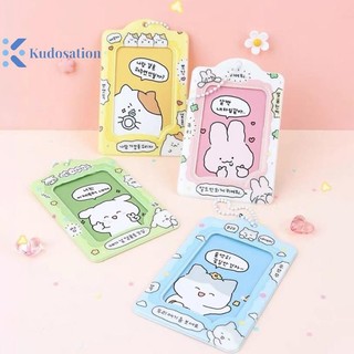 Kudosation Thời Trang Hàn Quốc 3 Inch Photocard Chủ Thẻ Kpop Móc Khóa Mặt Dây Chuyền Thần Tượng Đựng Thẻ Xe Buýt Ngân Hàng ID Thẻ Đồ Dùng Học Sinh