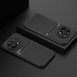 Ốp Da Cho OnePlus Ace 5 Pro 5G 1 + Giá Đỡ Từ Tính Ô Tô Silicon Bảo Vệ Vỏ Điện Thoại Cứng 1 + OnePlusAce5Pro PKR110 PKG110