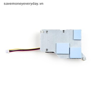[savemoneyeveryday] Quạt điều chỉnh tốc độ PWM Bộ tản nhiệt làm mát màu xanh bạc đen cho tản nhiệt nhôm hoạt động Raspberry Pi 5 [vn]