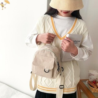 [GOU] Ba Lô Nữ Thời Trang Màu Trơn Dây Nhỏ Đơn Giản Du Lịch Thường Ngày Dung Tích Lớn Nữ Schoolbag VN