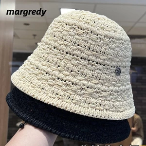 Mũ xô MARGREDY, Mũ chống nắng chống tia cực tím, Quà tặng mũ đi biển gấp thoáng khí bằng ren