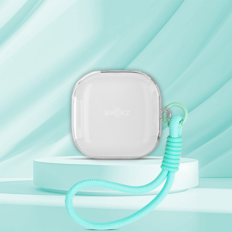 Dành Cho Shokz Openfit 2 T920 / Openfit T910 / Openfit Air T511 Ốp Lưng Trong Suốt Tai Nghe Transpent Bảo Vệ Vỏ Mềm Vỏ Chống Bụi Tay Dây Đeo Tay