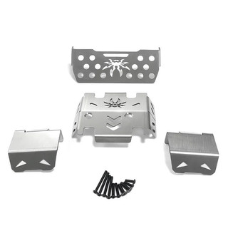 Thép không gỉ Kim Loại Ốp Lưng Khung Xe Giáp Bảo Vệ Tấm Trượt HD6100 Cho Croboll 1 / 7 MK07 JK07 RC Xe Sửa Đổi Và Nâng Cấp Các Bộ Phận-- * -