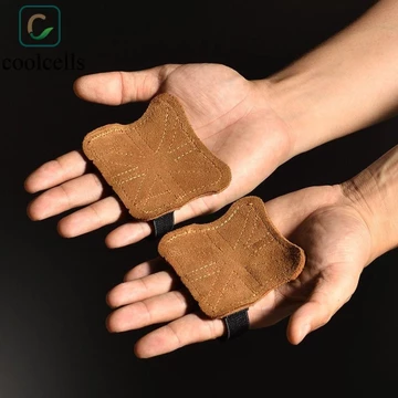 Bảo vệ lòng bàn tay, Găng tay tập nâng tạ hấp thụ sốc nửa ngón tay, Găng tay tập thể dục cầm tay bằng da chống trượt Găng tay tập thể dục cho 1 cặp tạ