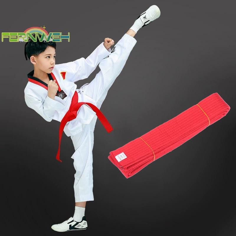 [Fernweh] 1PC 200cm Taekwondo ITF Đai Màu Đai Võ Thuật Karate Judo Đồng Nhất Phụ Kiện Dây Cotton Chất Lượng [MỚI]