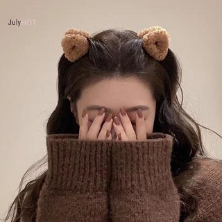 Julyhot 2 Chiếc Tai Dễ Thương Sang Trọng Nhỏ Lông Tơ Kẹp Tóc Nữ Đáng Yêu Kẹp Tóc Mũ Thời Trang Cho Bé Gái Phụ Kiện Tóc Massivedeals