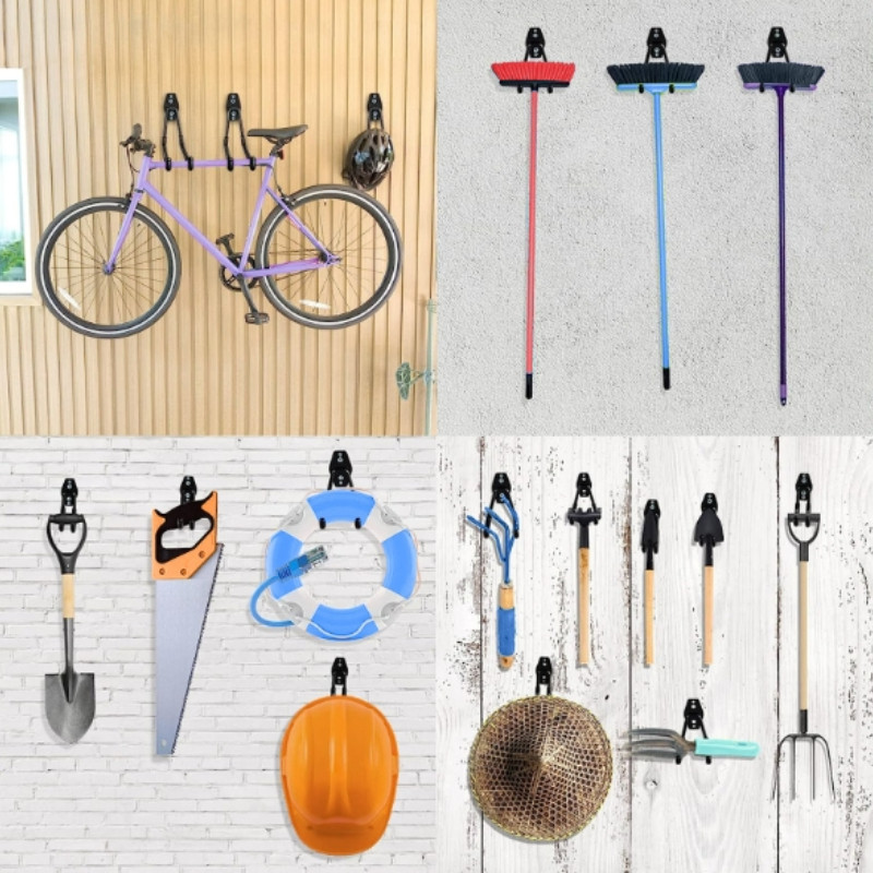Móc treo xe đạp treo tường,Móc Treo Vật Dụng,Móc Treo Xe Đạp Gắn Tường Bằng Kim Loại Chống Trượt