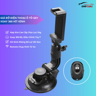 Kẹp Để Điện Thoại Ô Tô, Giá Đỡ Điện Thoại Trên Xe Hơi Hít Kính - GDDT02